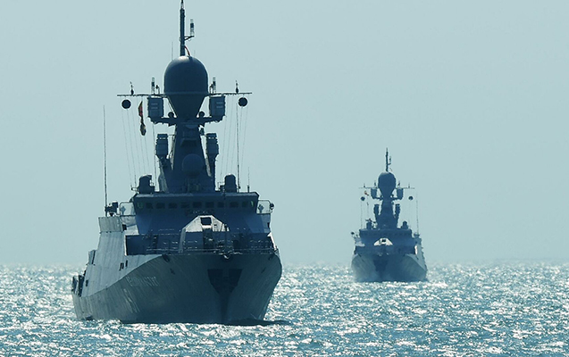 Rusiyanın Xəzər donanması Dağıstana köçürüldü