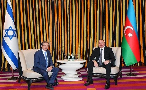 İlham Əliyev İsrail prezidenti ilə görüşdü - Foto