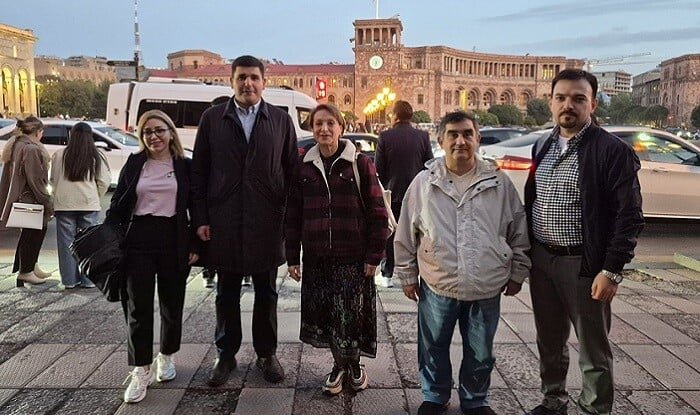 Azərbaycan nümayəndə heyəti İrəvanda... - Fotolar Azərbaycan nümayəndə heyəti İrəvanda... - Fotolar