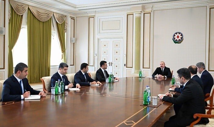 Prezident Naxçıvandakı yeni nümayəndəsini və başçıları qəbul etdi